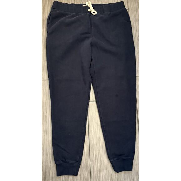 Lands’ End Men's Serious Sweats Jogger Pant Navy Blue Size Large Tall - Picture 1 of 5